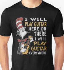 DR SEUSS GUITAR LOVERS Unisex T-Shirt