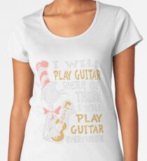 DR SEUSS GUITAR LOVERS Women's Premium T-Shirt