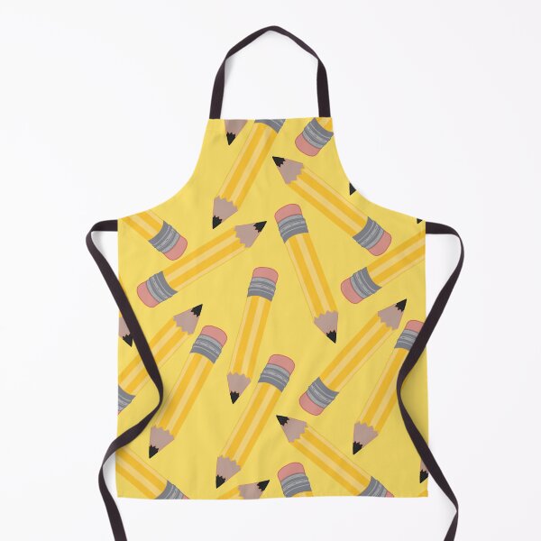 Item preview, Pencils Pattern (Large) on Yellow Background designed and sold by MakerOfPaper.