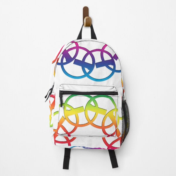 Item preview, Rainbow Mandala on a White Background, Large Sized Non-Repeating Image designed and sold by Nicolette Olivier.