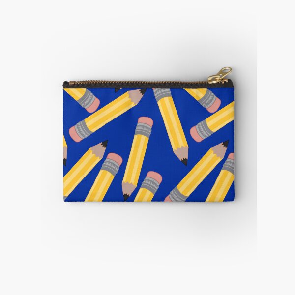 Item preview, Pencils Pattern (Large) on Blue Background designed and sold by MakerOfPaper.
