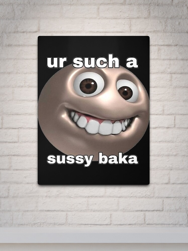 funny meme sussy baka, you're such a sussy baka' Sticker | Spreadshirt