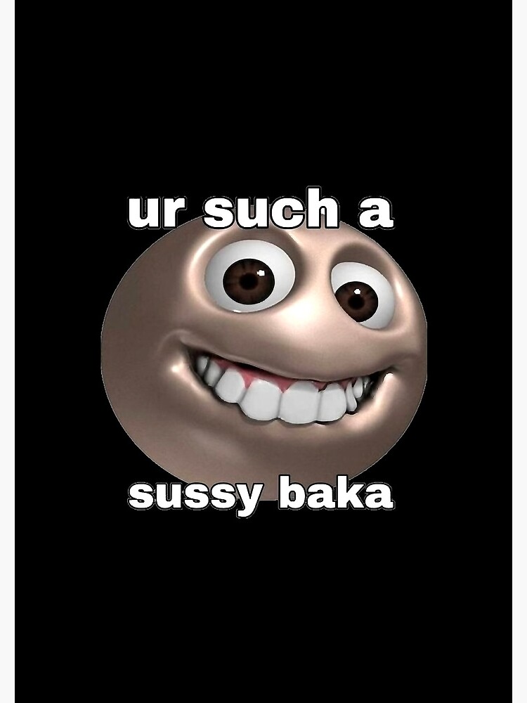 Sussy Baka, Sussy Baka Meme, ur such a sussy baka, Sussy, Baka, you re such  a sussy baka Classi Spiral Notebook for Sale by Otero Mccabe