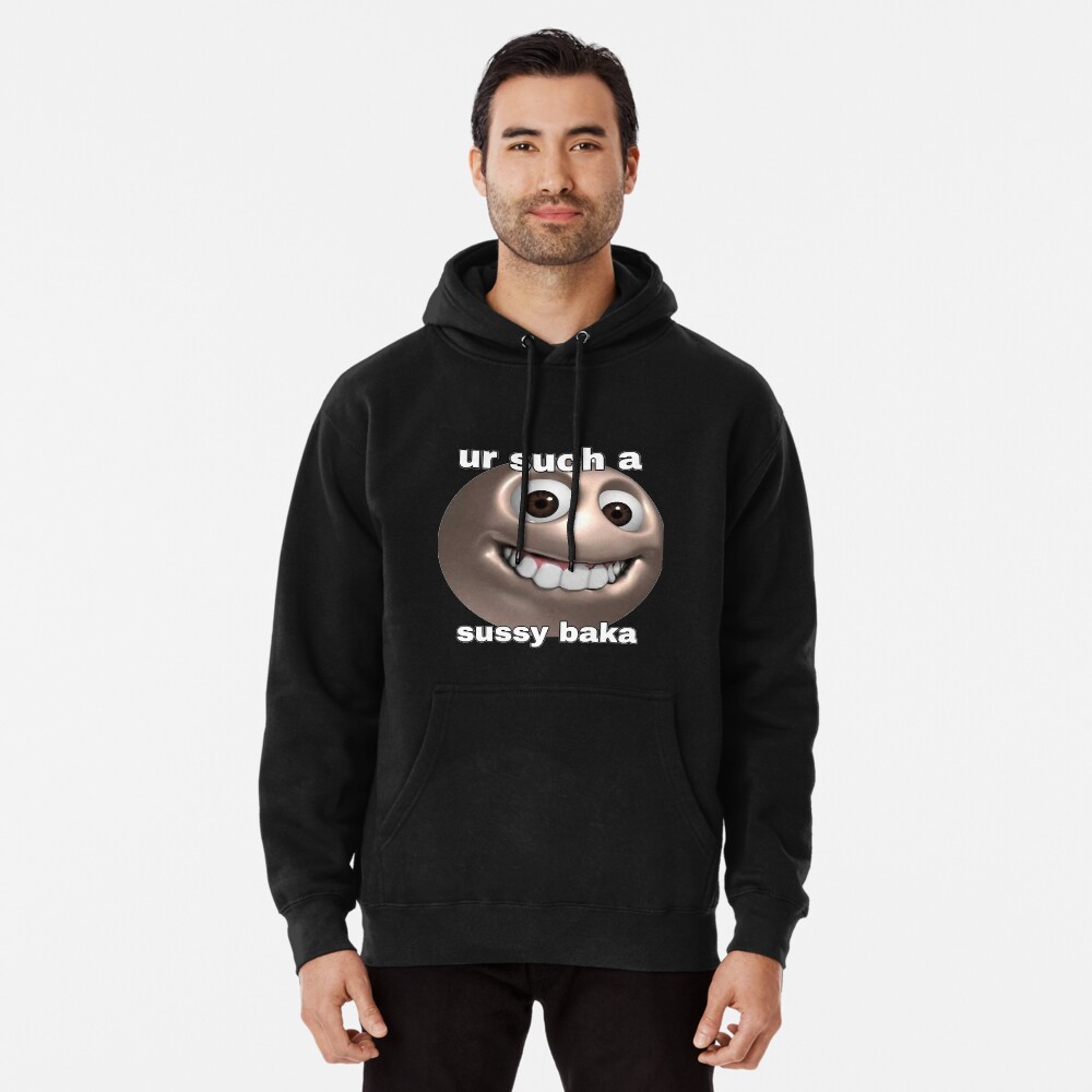 Ur tal sussy baka engraçado sussy baka meme camisola com capuz 6xl algodão  dekus um sussy baka sussy significado sussy significado sussy