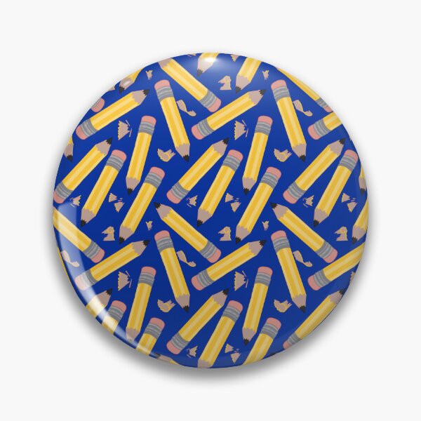 Item preview, Yellow  Pencils on Blue Background designed and sold by MakerOfPaper.