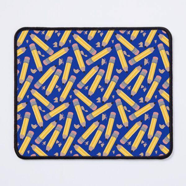 Item preview, Yellow  Pencils on Blue Background designed and sold by MakerOfPaper.