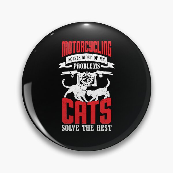 Item preview, Motorbike Motorcycling Cat Lover Biker Gift designed and sold by Marcid95.