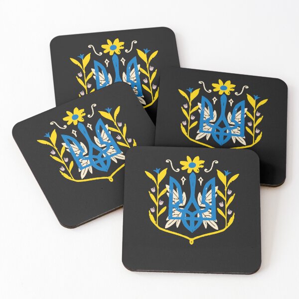 Item preview, Ukrainian Trident - Ukrainian Sovereignty designed and sold by Rainbow Designs.