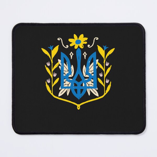 Item preview, Ukrainian Trident - Ukrainian Sovereignty designed and sold by Rainbow Designs.