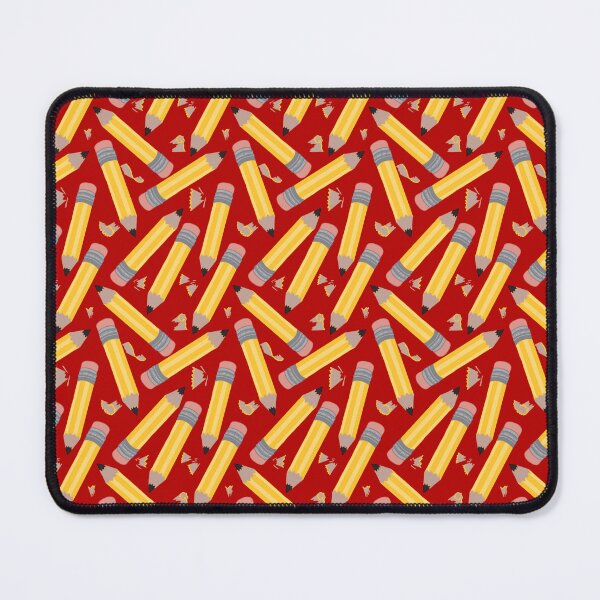 Item preview, Yellow  Pencils on Red Background designed and sold by MakerOfPaper.