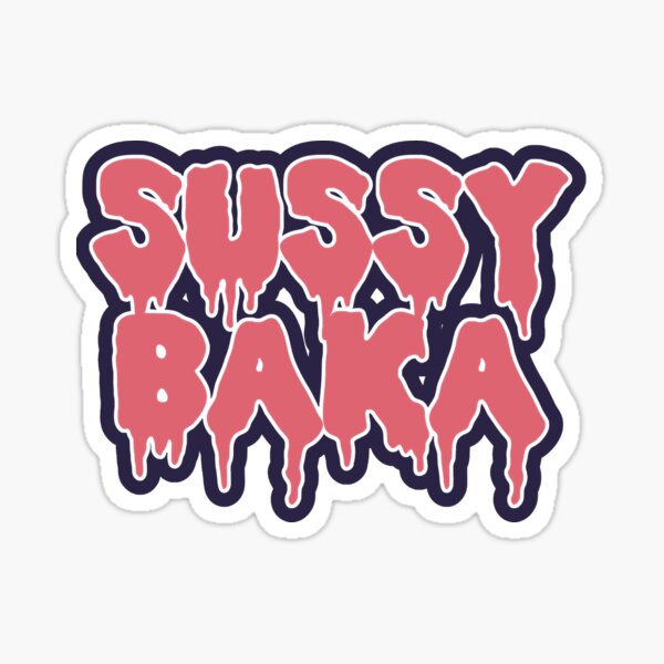 Sussy Baka Sticker for Sale by danielstudios