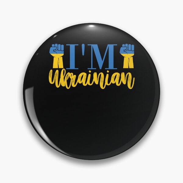 Item preview, I'M proud Ukrainian - Ukrainian Sovereignty designed and sold by Rainbow Designs.
