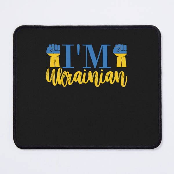 Item preview, I'M proud Ukrainian - Ukrainian Sovereignty designed and sold by Rainbow Designs.