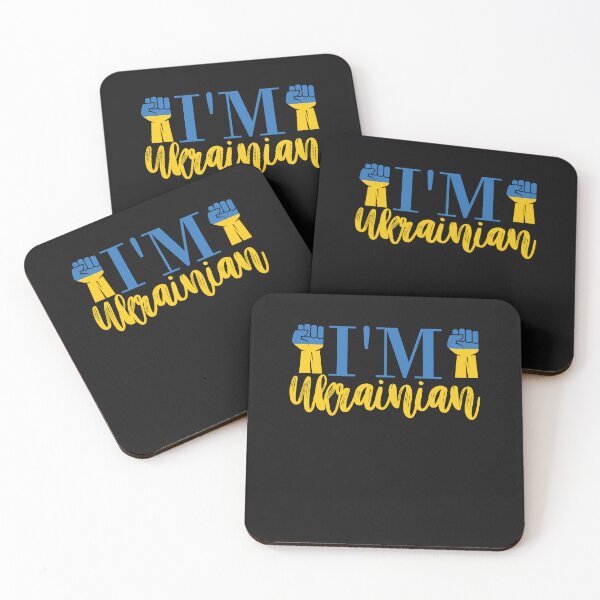 Item preview, I'M proud Ukrainian - Ukrainian Sovereignty designed and sold by Rainbow Designs.