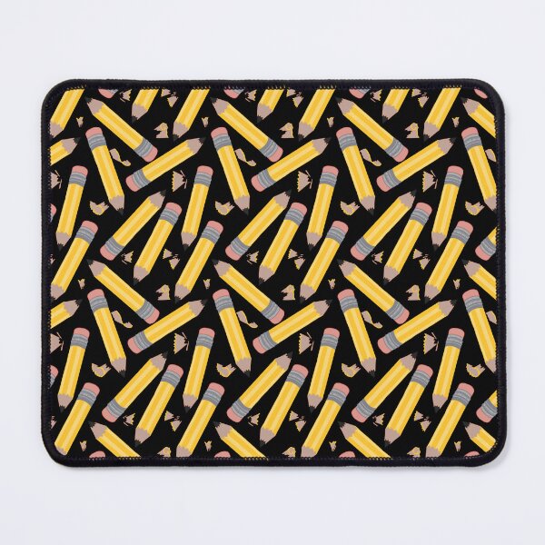 Item preview, Yellow  Pencils on Black Background designed and sold by MakerOfPaper.