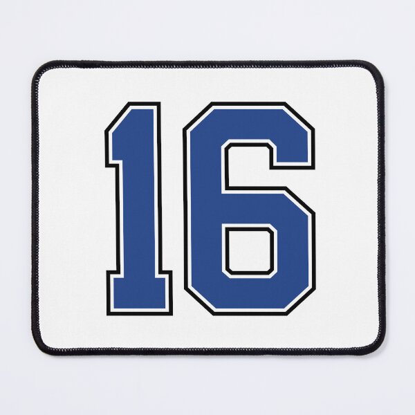Item preview, Number 16 lucky sports jersey sixteen designed and sold by HeavyStyle.