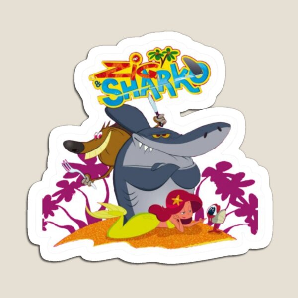 zig and sharko very funny Magnet for Sale by Reo12