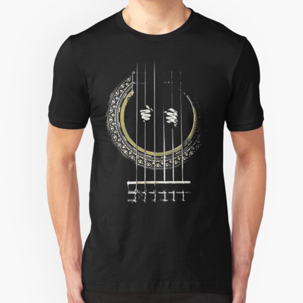 GUITAR SHIRT GUITAR PRISONER Slim Fit T-Shirt