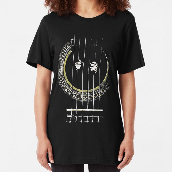 GUITAR SHIRT GUITAR PRISONER Slim Fit T-Shirt