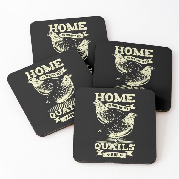 Item preview, Home Is Where My Quails Are Animal Lover Gift designed and sold by Marcid95.
