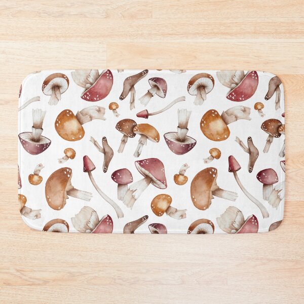 Item preview, watercolor mushrooms designed and sold by GinColorist.