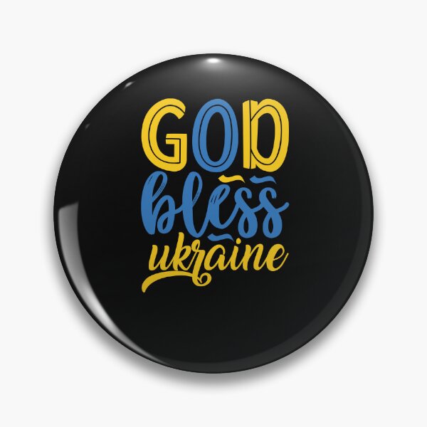 Item preview, God Bless Ukraine - Ukrainian Sovereignty designed and sold by Rainbow Designs.