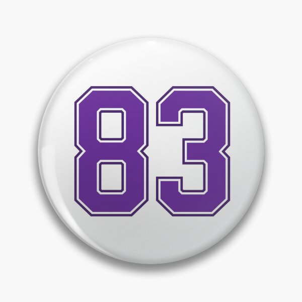 Item preview, Purple Number 83 lucky sports jersey eighty three designed and sold by HeavyStyle.