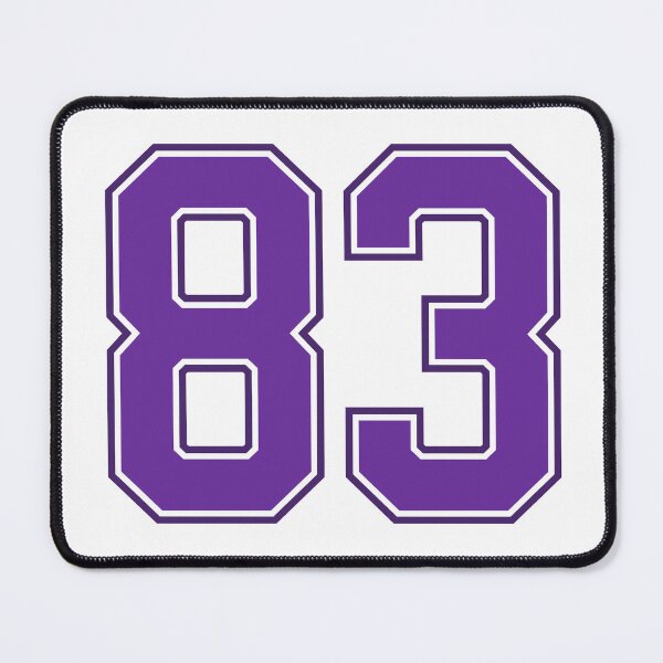 Item preview, Purple Number 83 lucky sports jersey eighty three designed and sold by HeavyStyle.