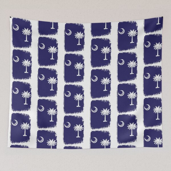 Item preview, South Carolina State Liberty Moultrie Distressed Flag designed and sold by tronictees.