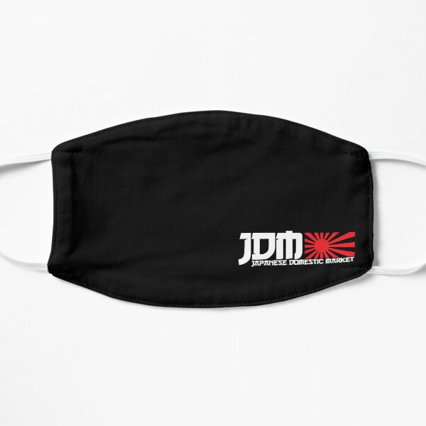 JDM Made In Japan Rising Sun Japanese Domestic Market Flat Mask