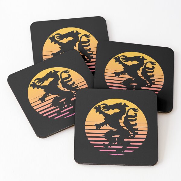 Item preview, Styria - Retro Sunset Coat of Arms Panther | Austria design designed and sold by Steiragwaund.