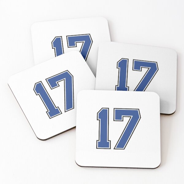 Item preview, Number 17 lucky sports jersey seventeen designed and sold by HeavyStyle.
