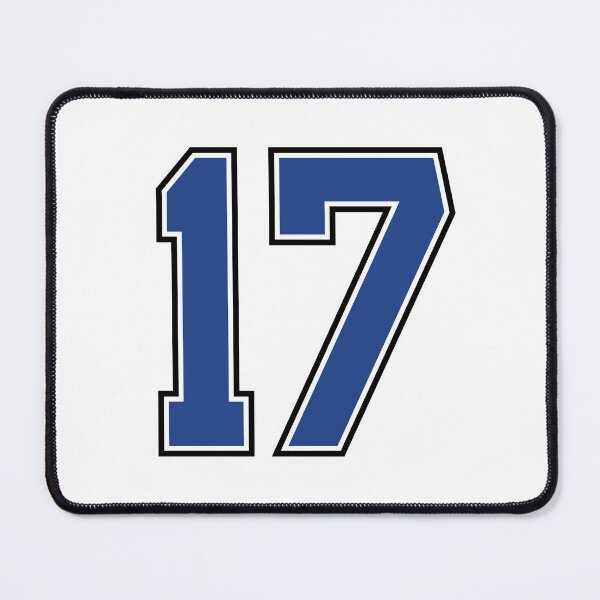 Item preview, Number 17 lucky sports jersey seventeen designed and sold by HeavyStyle.