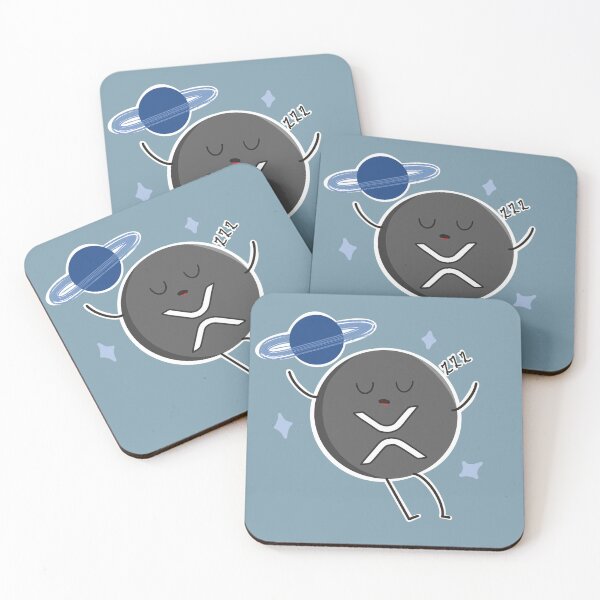 Item preview, Crypto Cute Ripple XRP knocked out in Space - To the Moon designed and sold by Crypmetal.