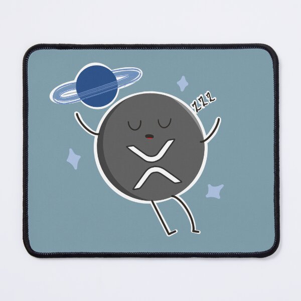Item preview, Crypto Cute Ripple XRP knocked out in Space - To the Moon designed and sold by Crypmetal.