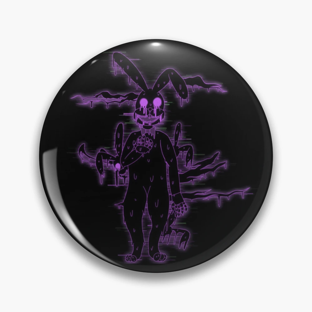 Glitchtrap fnaf vr princess quest black background  Sticker for