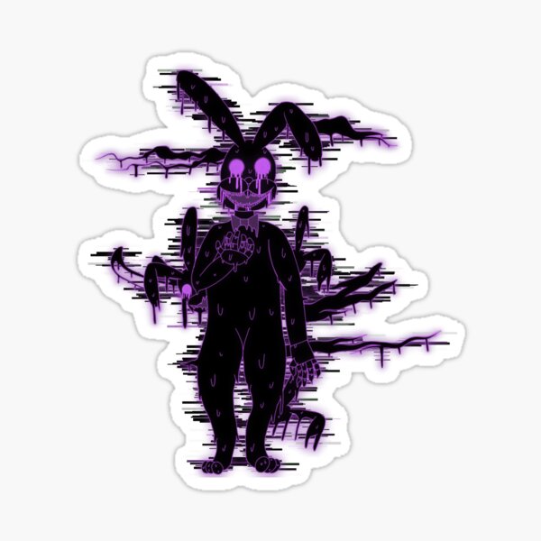 glitch trap head Sticker by WaterField