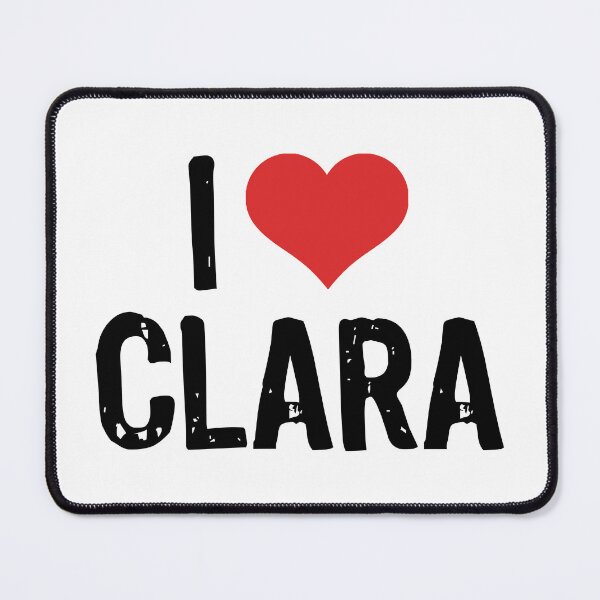 Item preview, I Love Clara designed and sold by The "I Love Everything" Shop.