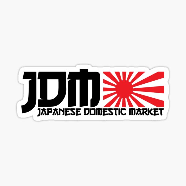 Item preview, JDM Made In Japan Rising Sun Japanese Domestic Market designed and sold by ozumdesigns.