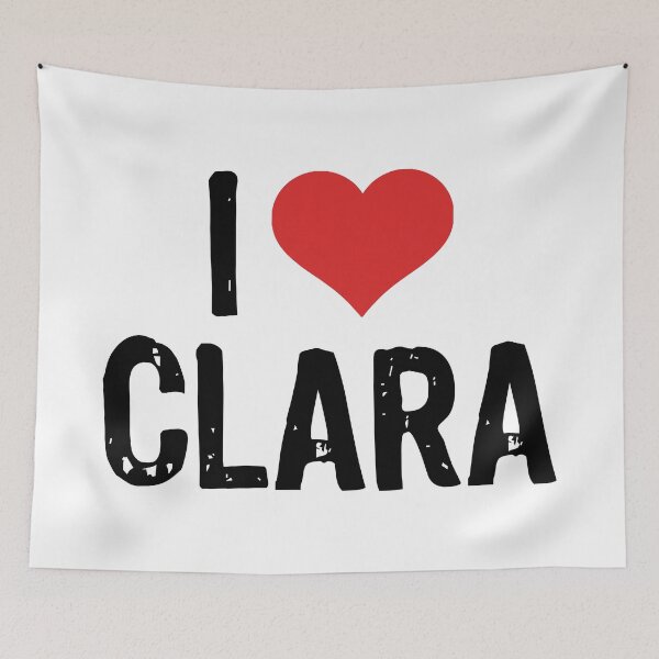 Item preview, I Love Clara designed and sold by The "I Love Everything" Shop.