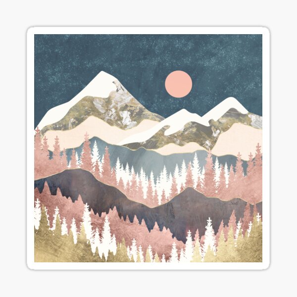 Item preview, Winter Peaks designed and sold by spacefrogdesign.