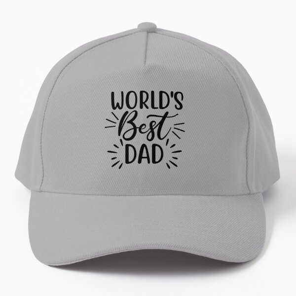 World's best best sale dad baseball cap