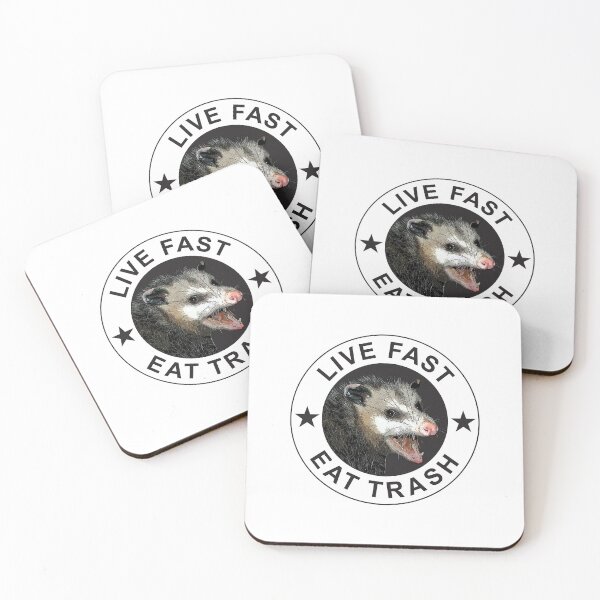 Artikelvorschau, Live Fast Eat Trash entworfen und verkauft von MariaWillms.