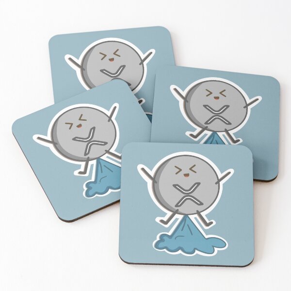 Item preview, Crypto Cute kawaii XRP coin - to the moon designed and sold by Crypmetal.