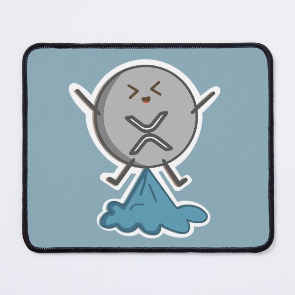 Item preview, Crypto Cute kawaii XRP coin - to the moon designed and sold by Crypmetal.