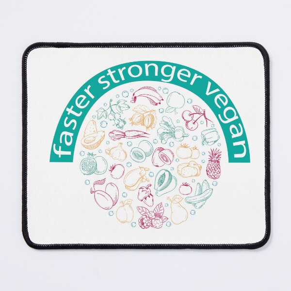 Item preview, faster stronger vegan | vegetarian | love vegan designed and sold by designsmaster99.