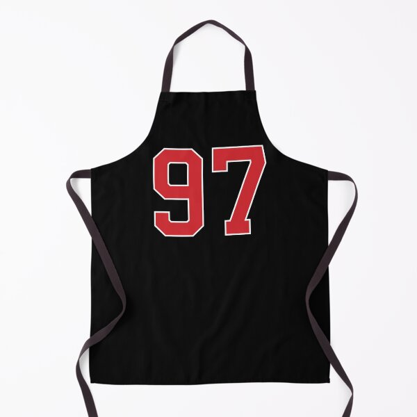 Item preview, Sports Number 97, red black color lucky sport ninety seven designed and sold by ArtIsParty.