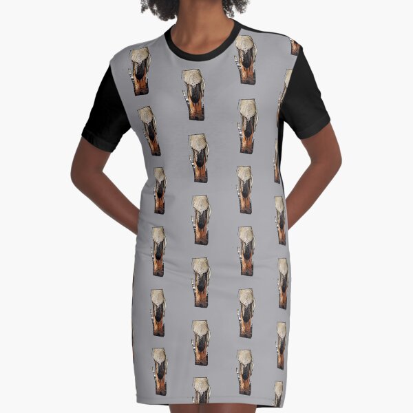 Swan a watching you Graphic T-Shirt Dress