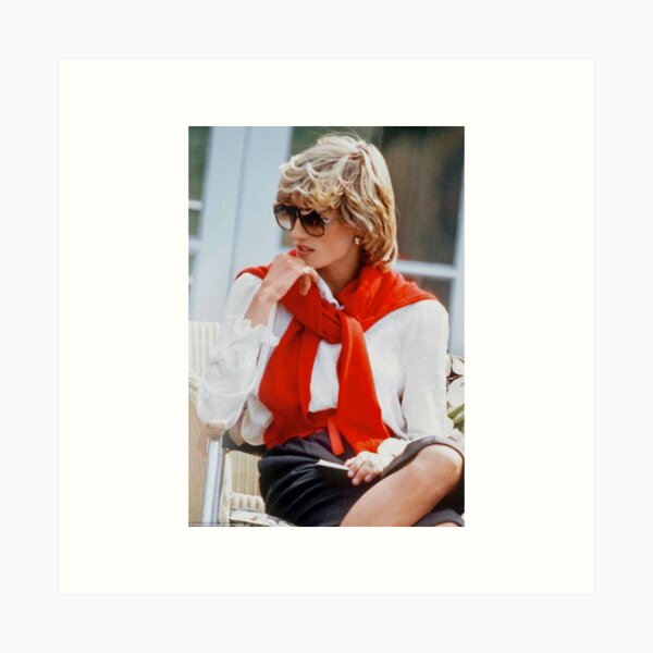 Aperçu de l'œuvre La princesse Diana dans les années 1980 créée et vendue par wheezyprint.