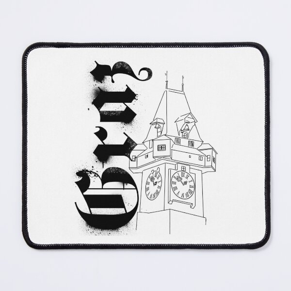 Item preview, Styria - Vintage Graz with clock tower | Austria design designed and sold by Steiragwaund.